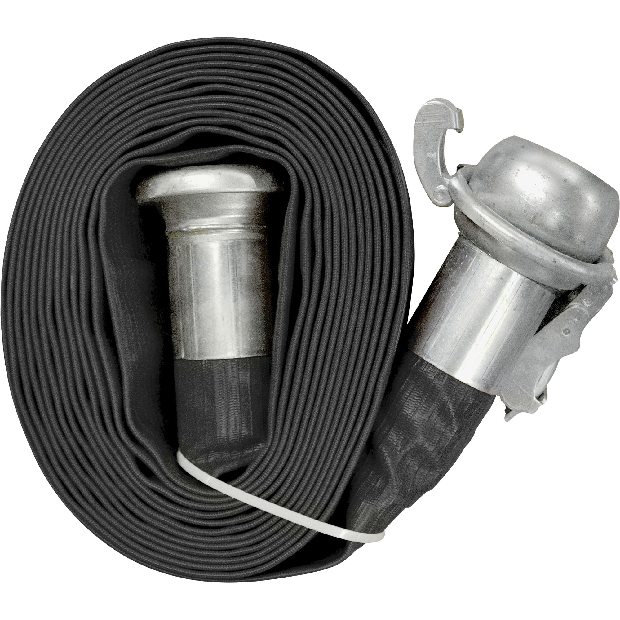 JGB Enterprises Nitrile Discharge Hose, 6in. x 50ft., Bauer Type B Coupling, Model# A008-0962-8602